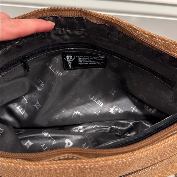 Betty Boop comic strip 2004 messenger style canvas crossbody bag - Picture 9 of 10